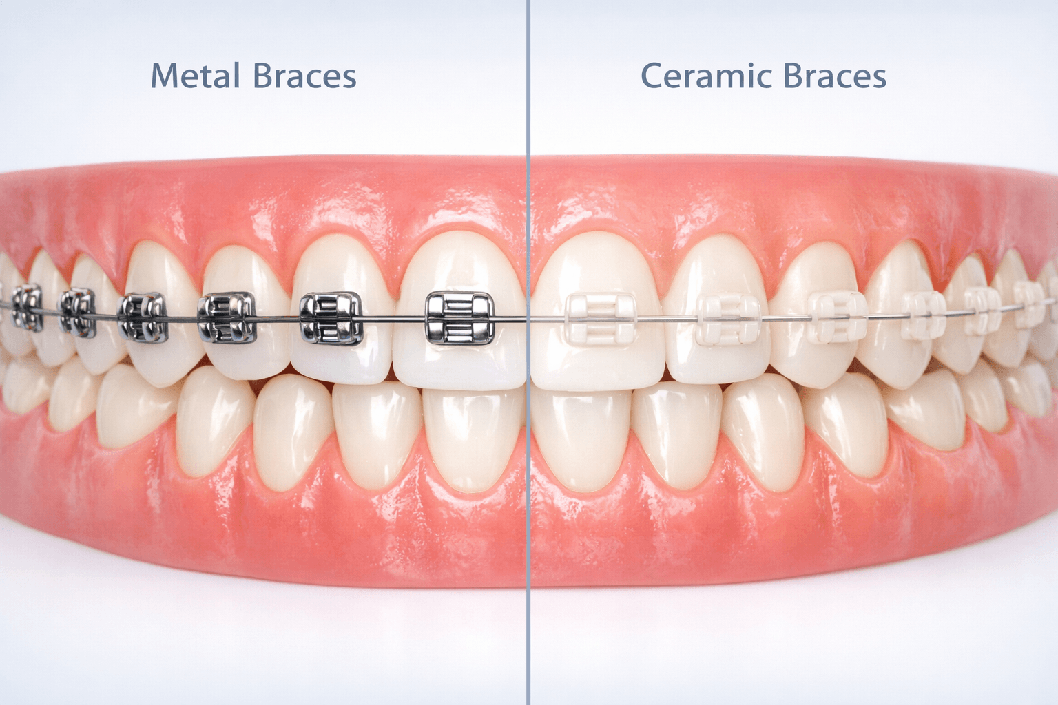 Ceramic Braces vs. Metal Braces