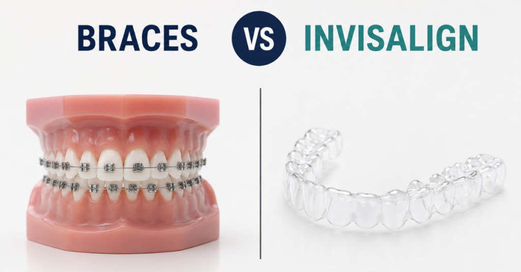 Braces vs Invisalign